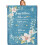Manta de flanela floral azul 60x80 polegadas 1