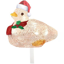 BESTSKY kerstverlichting met pailletten en warme LED's