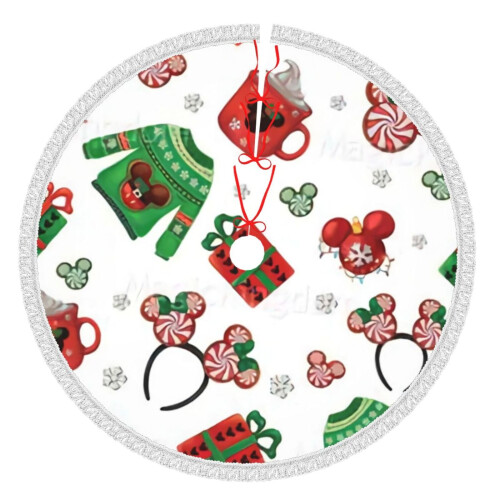 Weihnachtsbaumrock 122 cm (48 Zoll) Polyester, Festtagsdekoration