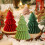 Aromakerze „Weihnachtsbaum“, Grün, 68 g 1