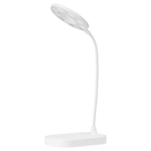 Lampe de bureau LED, pliable et rechargeable, 3 couleurs
