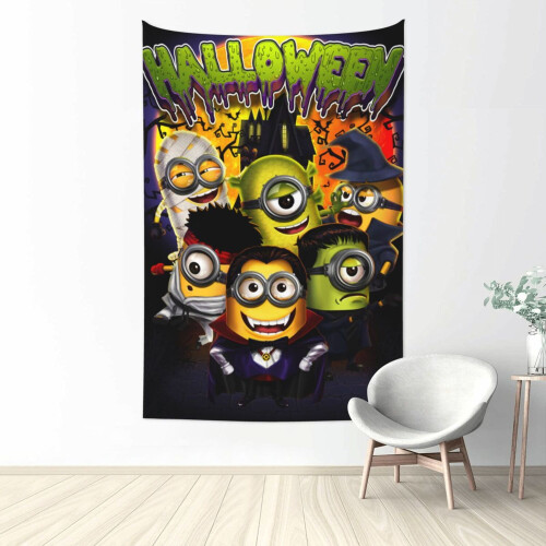 Tapeçaria de parede dos Minions 60x40 polegadas