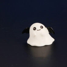 Halloween Ghost Pumpkin Resin Ornaments 6 pcs