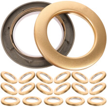 Grommets Cuirtíní Óir Neamhlonrach do Shlata – 80 píosa