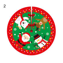 Weihnachtsbaumrock 90 cm Flanell rund