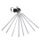Projecteur LED effet pluie de météores 30 cm étanche 1