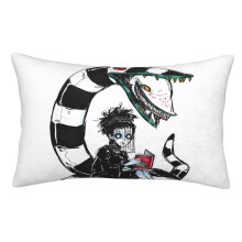 Taies d'oreiller Beetlejuice ultra douces et moelleuses avec fermeture éclair 20x30