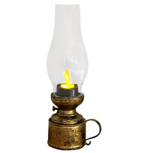 Vintage flameless kerosene lamp electronic candle 1 piece