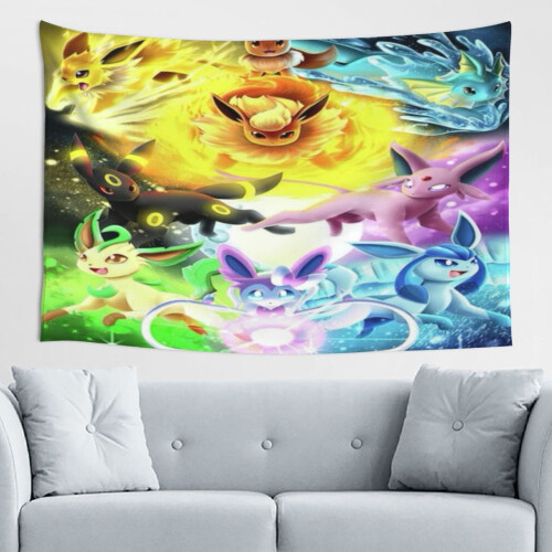 Διακόσμηση τοίχου με ταπετσαρία Pokemon, 60x40 ίντσες, πολυεστέρας