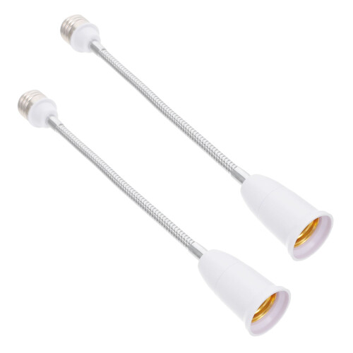 E27 fittingverlengeradapter – 4 stuks