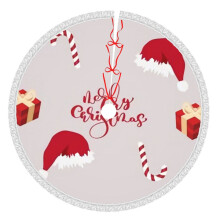 Weihnachtsbaumrock 122 cm (48 Zoll) Polyester, Weihnachtsdekoration