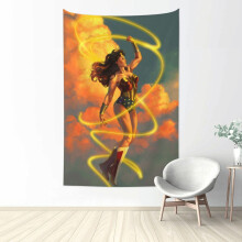 Tapeçaria de parede da Mulher Maravilha 80x60 polegadas