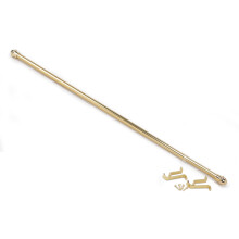 Fantasia Brass Cafe Curtain Rod 5/8" di diametro 48-86"