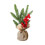 Mini Red Berry Christmas Tree – Plastic Tabletop Decor 1