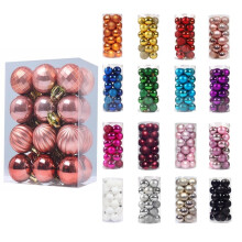 Christmas balls blue 3 cm 24 pcs