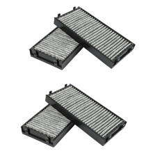 4PCS Car Cabin Air Filters for  X5 E70 2007-2015 X6 E71 E72 2008- 2010 64316945586 64316945585 CU2941-2