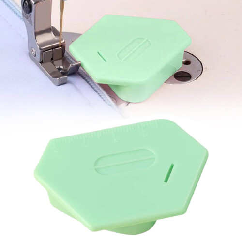 Guide de couture magnétique pour machine à coudre, vert, 6,6 x 4 cm