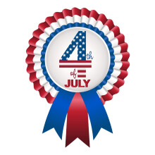 Stickers muraux du 4 juillet, décoration pour la fête de l'Indépendance (1 lot)