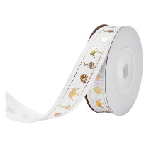 Valentijnshartlint 9,14 m x 1,5 cm met draad