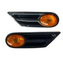 1 Par Sidoskärmmarkeringsljus Assistansblinkers för för Cooper R55 R56 R57 R58 R59 07-15 63137260201 63137260202 A