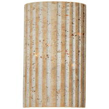 Applique Murale LED en Travertin Jaune, Style Industriel Vintage, pour Bar, Couloir, Chambre, Miroir de Maquillage, Luminaires A