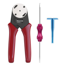 For Deutsch Closed Crimper, Solid Contact & Circular Connector Contacts Crimping Tool (AWG 14-20) 4 Way