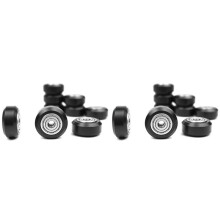 20 Piezas Rueda de Plástico POM con Rodamientos Modelos Grandes Rueda Redonda Pasiva Polea Loca Rueda Perlin para CR10 3