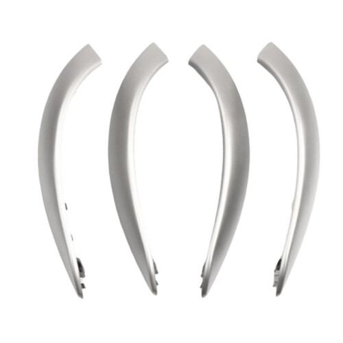 Car Inner Door Armrest Pull Handle Cover Grab Panel Outer Cover for  3 Series F35 2012-2018 Silver