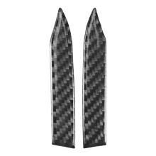 2 Stycken Anti-Scratch Trim Dekal, Kolfiber Backspegelskydd Anti-Rub Strip Dekal Anti-Collision Strip