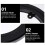 Tourne- Puzzle Plastique Noir Base Stable Rotation Fluide 4