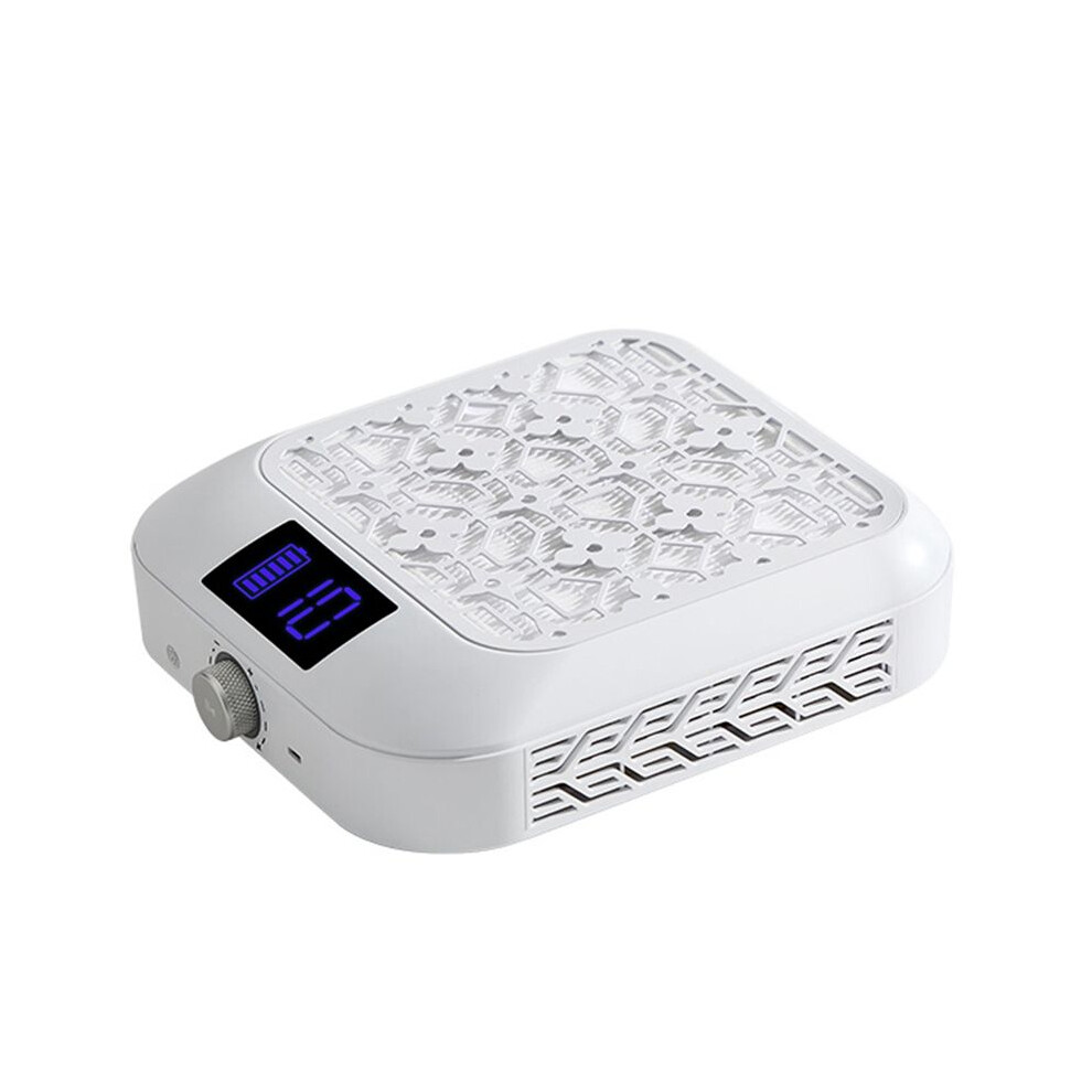 Tlily Brushless Turbine Nail Dust Collector With Led Display, Portable Vacuum Cleaner For Manicure And Nail Art Free To Move
