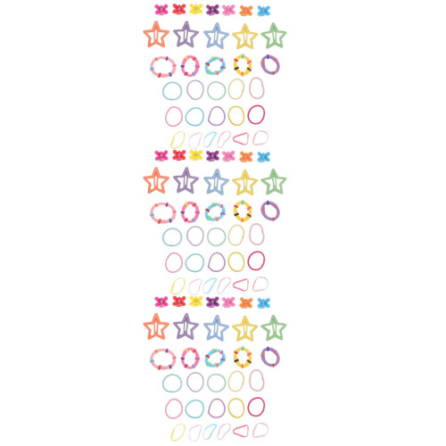 Fille Élastiques Motifs Adorables Colorés 2