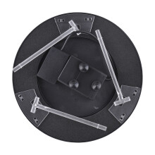 Solarbrunnen-Upgrade klare Glasplatte 2,5 W 17x17