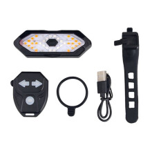 Elektrisk Skoter Blinkers, FjäRrkontroll för Cykel LED-Blinker/Bakljus, Justerbar Riktnings Blinkers Uppladdningsbar