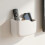3Pcs Space Saving Wall Mounted Remote Organizer Bamboo Divider White 3