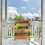 Canteiro de jardim elevado vertical com 5 vasos de madeira de abeto 3