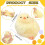 Πακέτο 4 παιχνιδιών Chick Taba Squishy με μαλακά παιχνίδια Kawaii με κοτόπουλο, ανακ 3