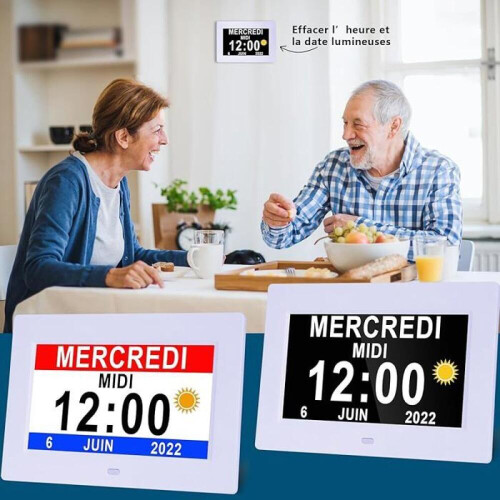 Βελτιωμένο αυτόματο ψηφιακό ρολόι με 19 ξυπνητήρια για τη Δευτέρα 2019, θερ 1