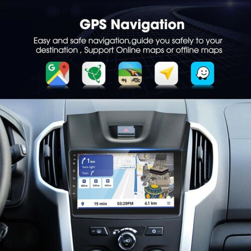 Ραδιόφωνο αυτοκινήτου 2DIN Android 13 για Isuzu D-Max 2012-2018, MU-X 2013-2017, 9 ιντσών 2