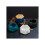 Simple geometric ceramic ashtray with bamboo lid. 3