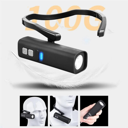 LED Rechargeable Ear-Worn Headlamp with Motion Sensor for Outdoor Activities 1
