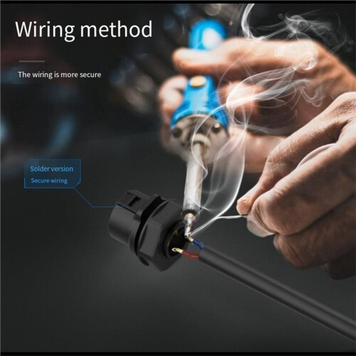 EW-LP12 Industrial Waterproof Connector, Quick Plug Circular Aviation Connector, 2-Pin Plastic Shell, Quickly Plug 2