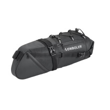 NEWBOLER Bike Saddle Bag Waterproof MTB Road Bicycle 10L Large Capacity Cycling Bag Foldabe Tail Rear Bag Trunk Accessories