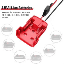 Car Emergency Power DIY Adapter for 30A Fused Jump for 18V 48-11-1862 48-11-1980