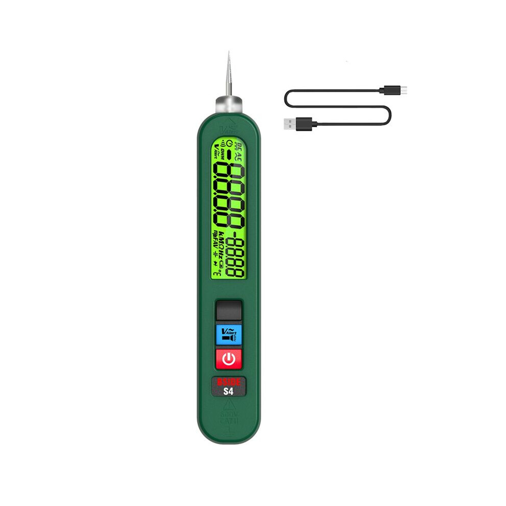 Bside Voltage Tester Pen 12-300V Recharge Non-Contact Detection Leakage Live Wire Breakpoint Finder Portable Household,B 6033986710452