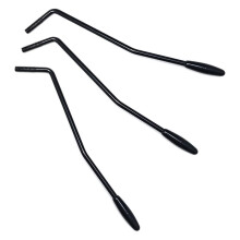 3 PièCes 6 Mm Filetage Tremolo Bras Whammy Bar pour  Stratocaster Guitare éLectrique Tremolo System, Noir