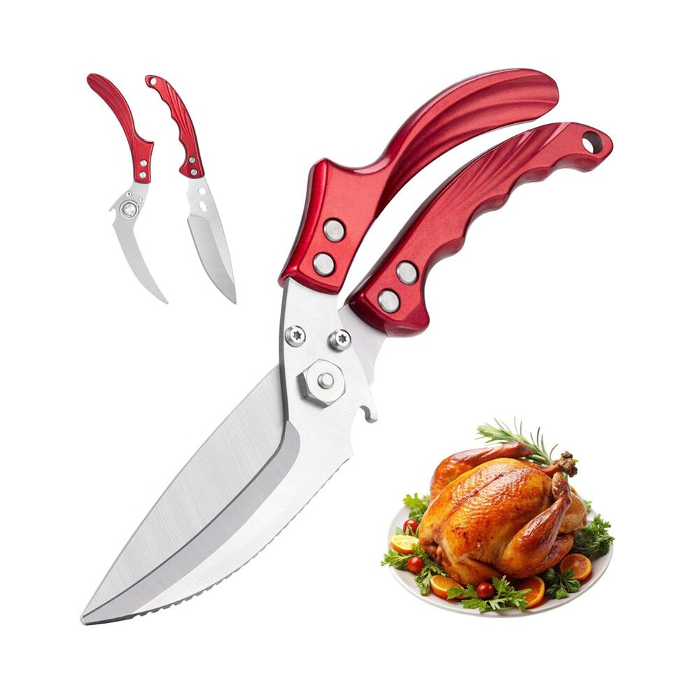 Kitchen Shears Kitchen Scissors For Food - Heavy Duty Stainless Steel Poultry Shears For Chicken, Bone, Meat, Turkey 4713706993021