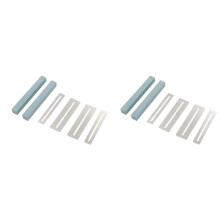 Outil de Nettoyage de Guitare 4 Set Guitare Touche Polonais Guitare Fret File Guards Broyage Pierre Manche Touche Protecteur de  pour Outil de