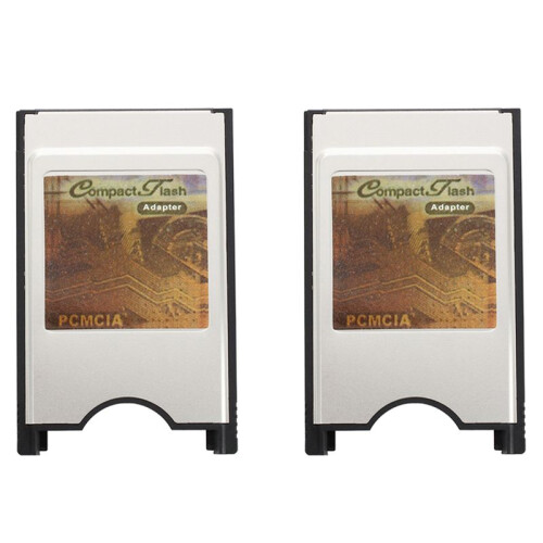 2X Carte Adaptateur Cf Compact Flash Pcmcia X Notebook