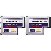 2X 3 Poorten Verborgen in USB 3.0 Naar Express-Kaart 54 mm Adapterconverterchipset FL1100